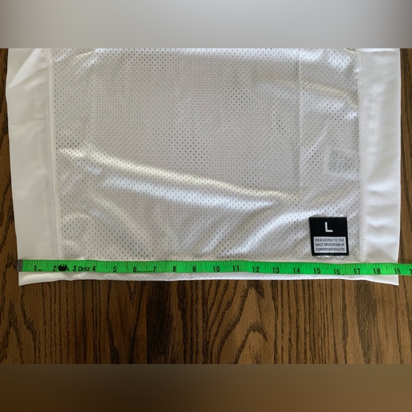 Nike Men’s Vapor White L Football Practice Jersey 908729-100 - Picture 6 of 8